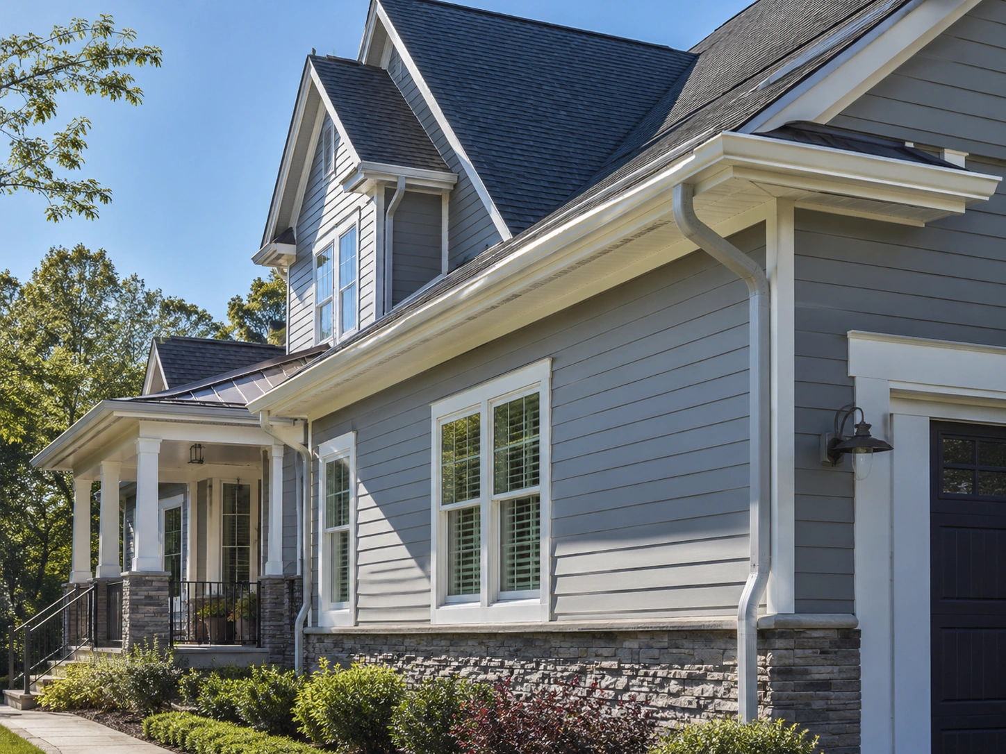 seamless gutter installation cost Durham NC on a residential home seamless gutter installation cost Durham NC on a residential home