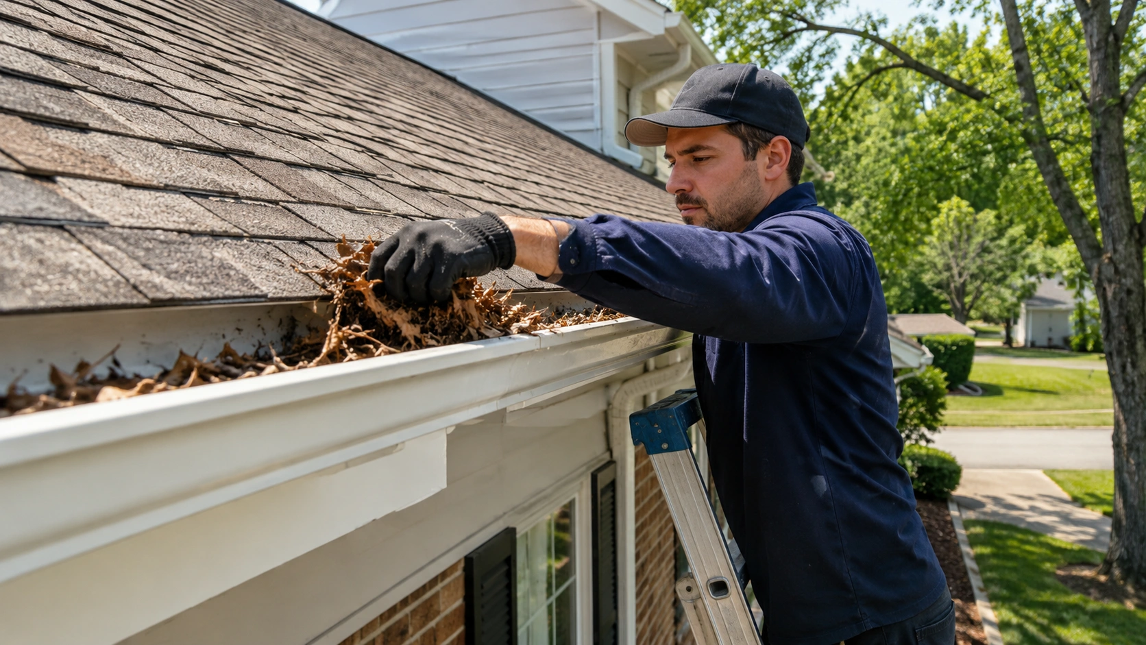 professional gutter cleaning and maintenance Durham NC