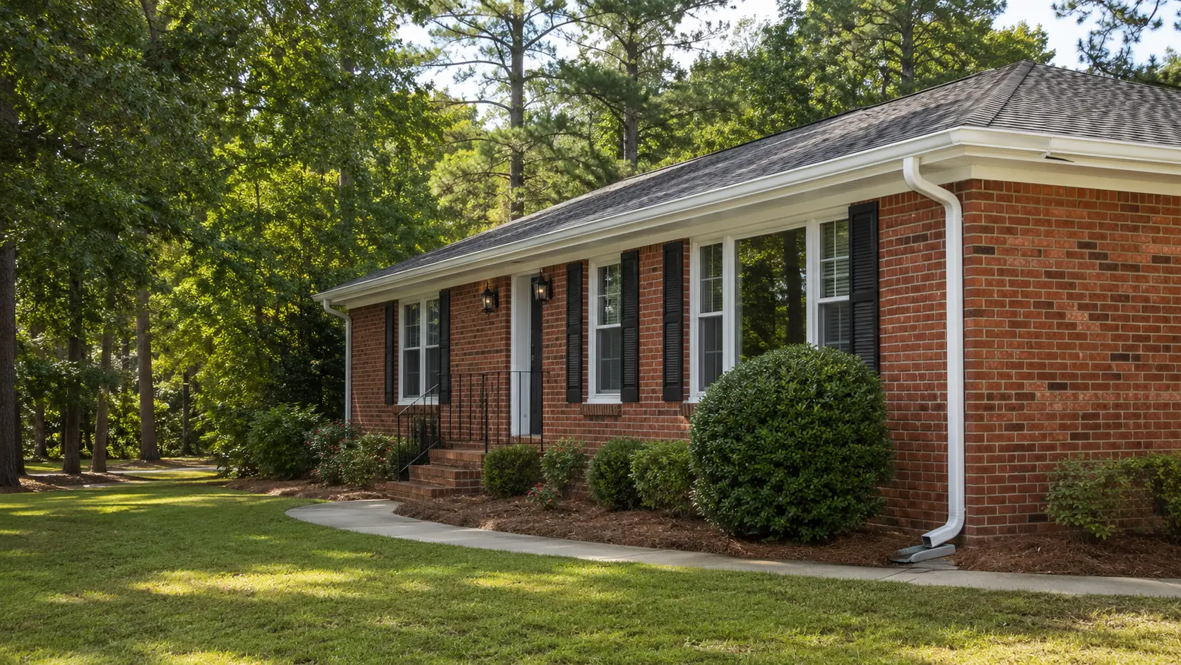 Fascia and Soffit Repair Garner NC Residential Service Fascia and Soffit Repair Garner NC on a local residential roof edge
