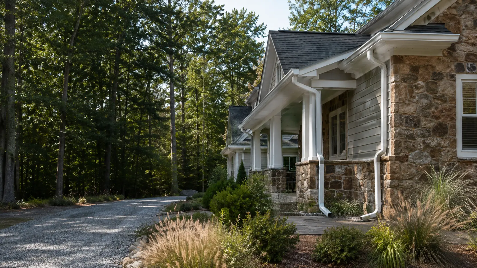 Gutter Repair Pittsboro NC Residential Service Gutter Repair Pittsboro NC on a local residential roofline