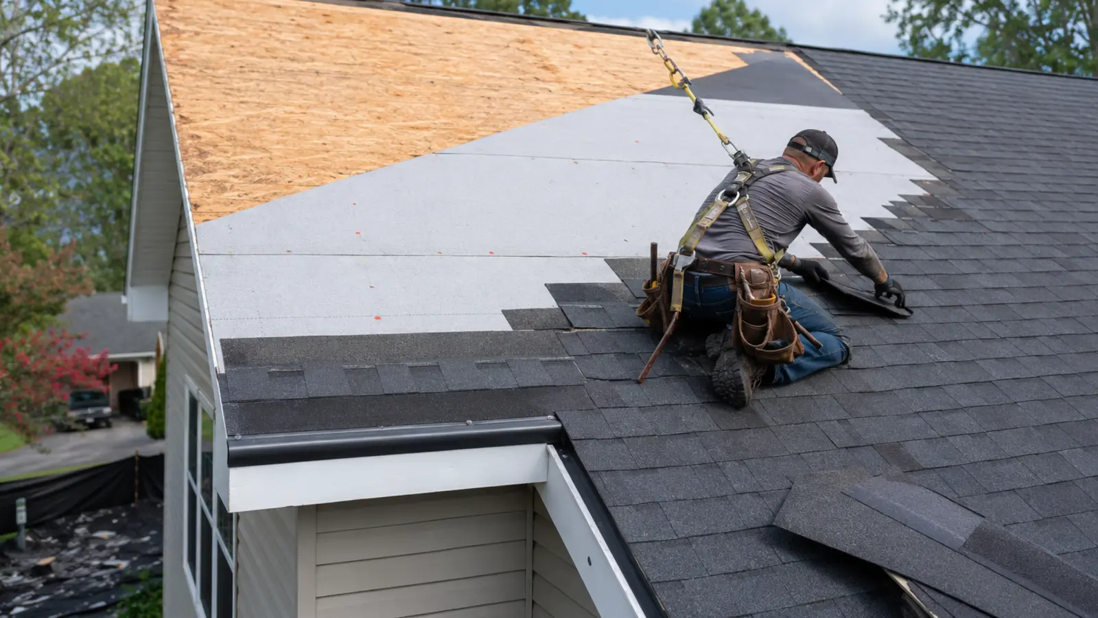 Roofing Contractor Fuquay-Varina NC Residential Service Professional residential roofing inspection in Fuquay-Varina North Carolina