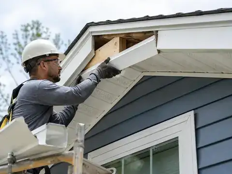 Illustration of fascia & soffit service